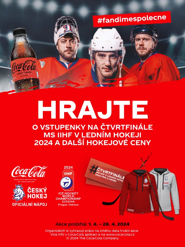 Soutěž Hrajte o vstupenky na MS IIHF v ledním hokeji 2024