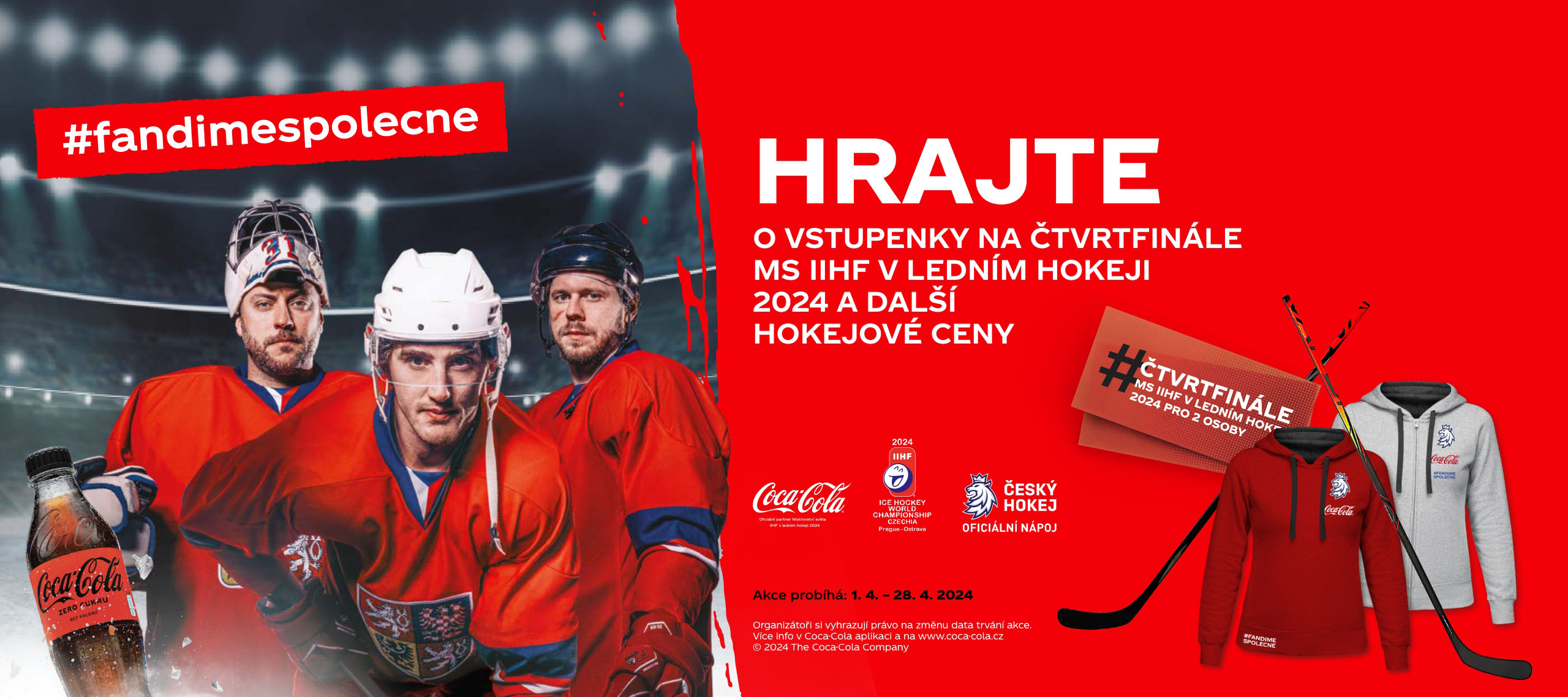 Soutěž Hrajte o vstupenky na MS IIHF v ledním hokeji 2024